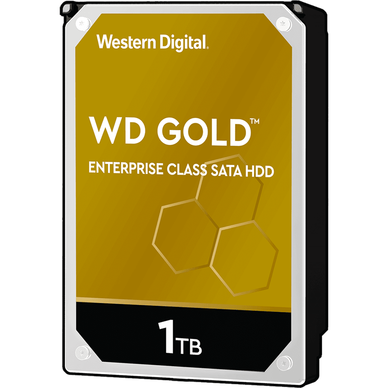 Жесткий диск/ RECERTIFIED HDD WD SATA3 1TB Gold 7200 RPM 128mb 1 year warranty RECERTIFIED
