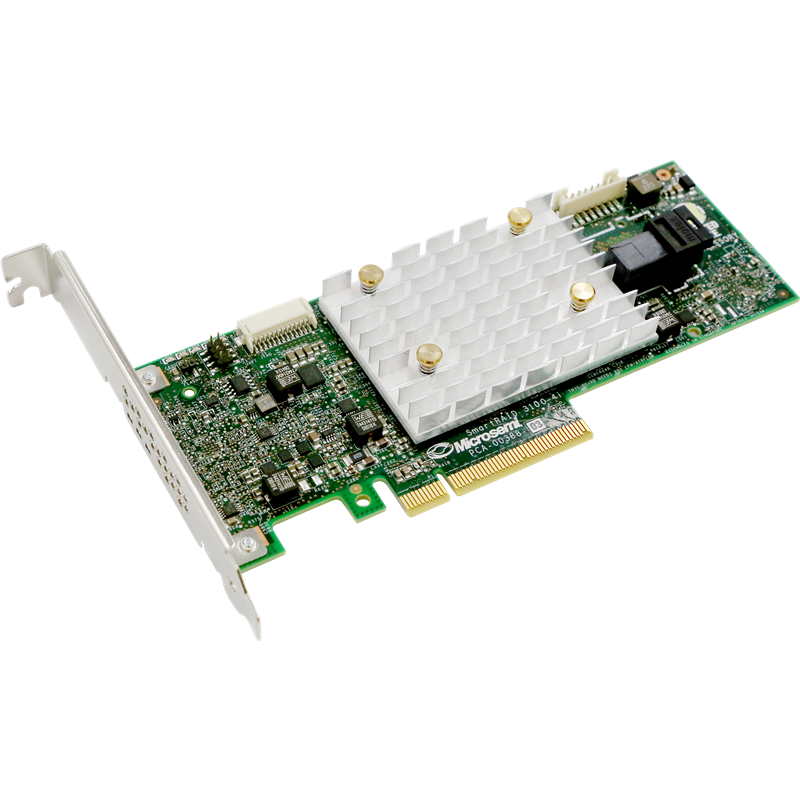 Microsemi Adaptec SmartRAID 3151-4i Single,4 internal port,PCIe Gen3 ,x8,1 GB DDR4,RAID 0/1/10,RAID 5/6/50/60,FlexConfig,maxCache 4.0