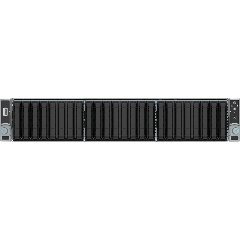Intel® Server System R2224WFTZSR 2U, 2 x Socket 3647, Xeon SP CLX, Intel C624, 24xDDR4 ECC REG DIMMs 2133/2400/2666/2933 MHz, 2 х 10-Gbe, 24xHS HDD 2,5" SATA/SAS/NVMe, 6xPCI-E x8+IOM Conn+RM Conn, OCP support, 1x1300 Wt (1+0), no rails, no RMM