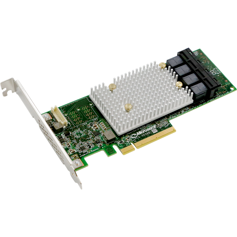 Microsemi Adaptec SmartRAID 3154-16i Single,16 internal ports,PCIe Gen3 ,x8,4 GB DDR4,RAID 0/1/10,RAID 5/6/50/60,FlexConfig,maxCache 4.0