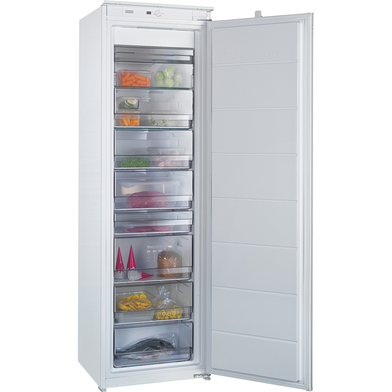 Морозильный шкаф Franke FSDF 330 NR ENF V A+/ Better, Морозильный шкаф встраиваемый,  212 л, функция быстрого замораживания Fast Freeze, охлаждение No Frost, скользящие направляющие крепления двери, класс энергопотребления A+, электромеханическое управлен