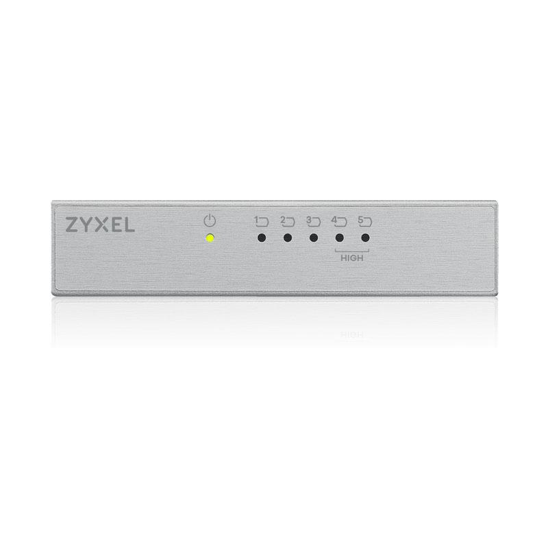 Коммутатор/ ZYXEL ES-105A v3, switch 5 ports 100 Mbps, desktop, metal case