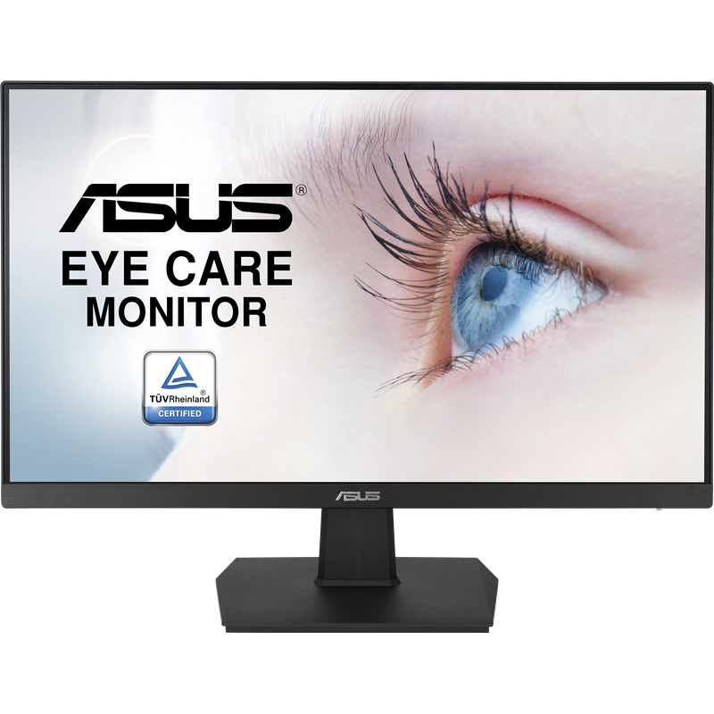 ASUS VA27EHE, 27" IPS LCD monitor 16:9, FHD 1920x1080, 5ms(GTG), 250 cd/m2, 1000 :1, 178°(H), 178°(V), 75 Hrz, D-sub, HDMI, VESA 100x100 mm, black