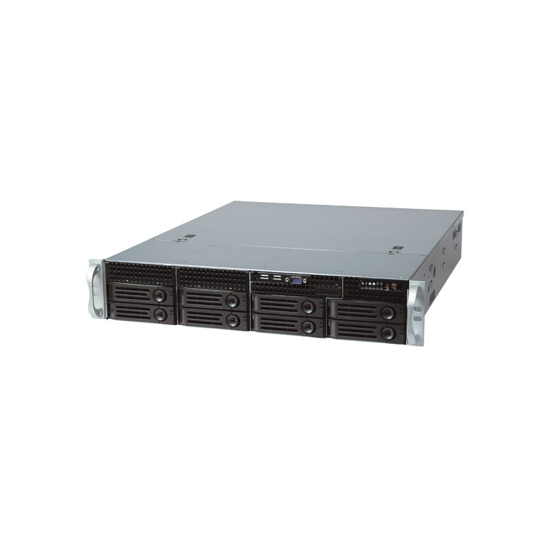 Серверный корпус/ 2U chassis; ATX, Micro-ATX, Mini-ITX MBs; 8-port 12 Gbps SAS/ SATA to SAS BP; 8 x 3.5'' hsb + 2 x 3.5" internal; 7 x LP/ HL slot; 550W single; no rails