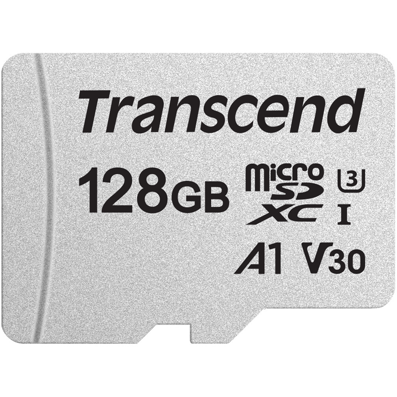 Карта памяти/ Transcend 128GB microSDXC Class 10 UHS-I U1 R95, W45MB/s without SD adapter