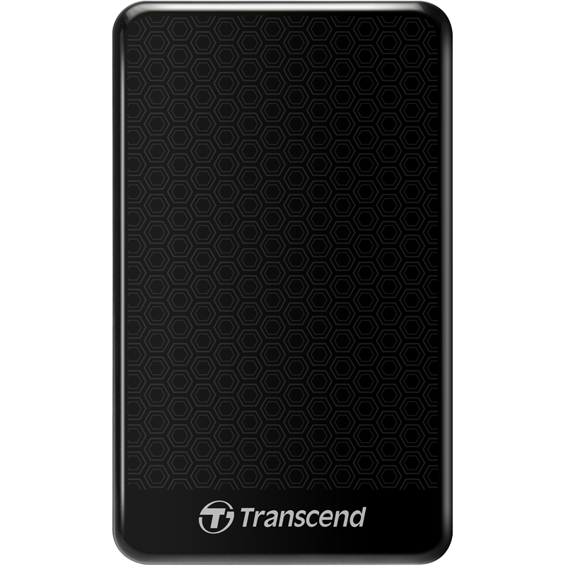 Portable HDD 2TB Transcend StoreJet 25A3 (Black), USB 3.1 Gen1, 131x80x15mm, 196g /3 года/
