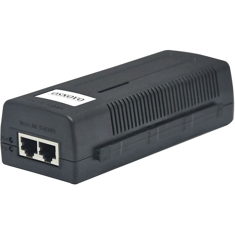 OSNOVO PoE-инжектор Gigabit Ethernet на 1 порт, мощность PoE - до 30W