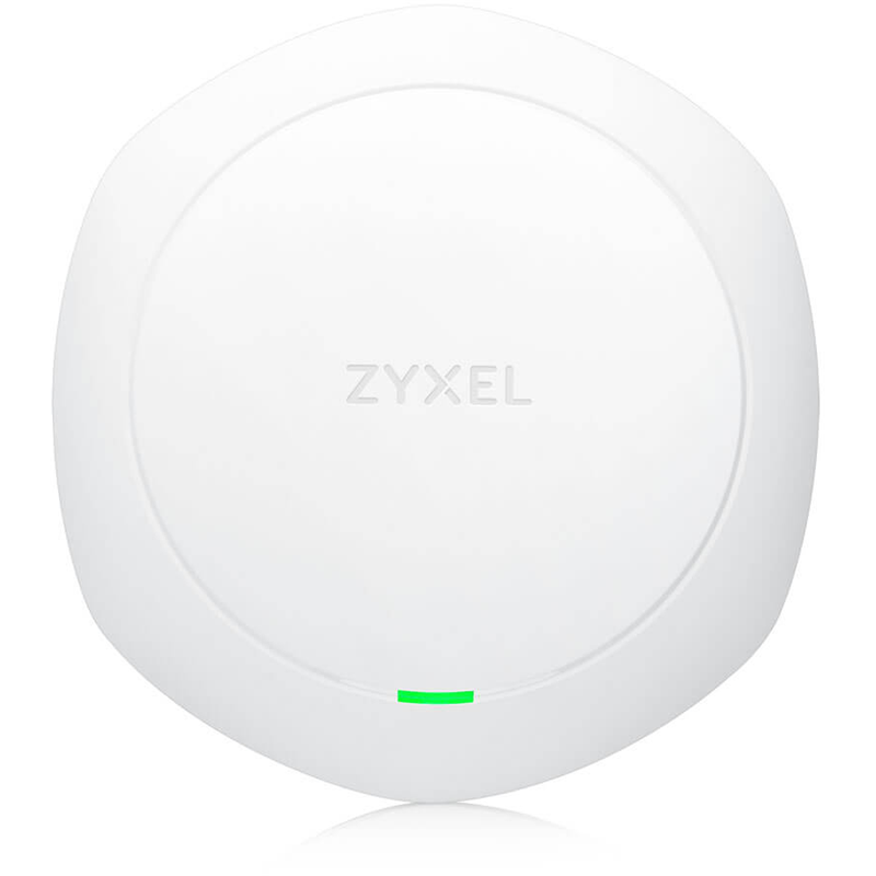 Точка доступа/ ZYXEL WAC6303D-S Wave 2, 802.11a/b/g/n/ac (2,4 and 5 GHz), MU-MIMO, Smart Antenna, Airtime Fairness, 3x3, up to 300+1300 Mbit/sec, 2xLAN GE, PoE, BLE Beacon