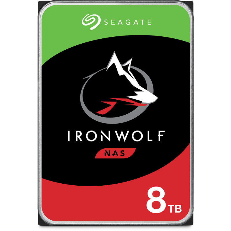Жесткий диск/ HDD Seagate SATA3 8Tb IronWolf NAS 7200 256Mb 1 year ocs