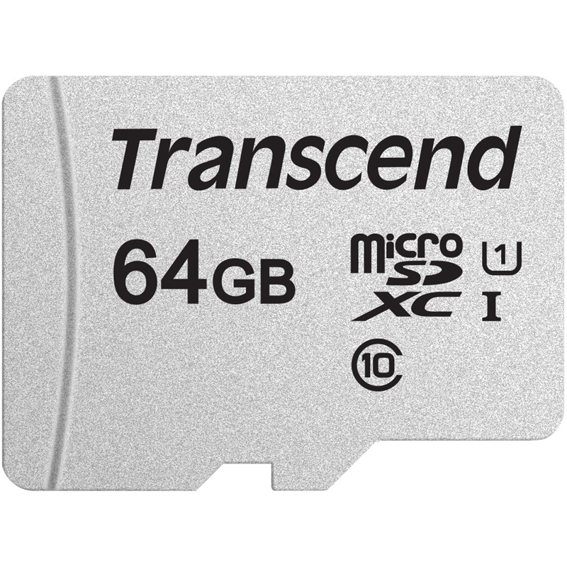 Transcend 64GB microSDHC Class 10 UHS-I U1 R95, W45MB/s without SD adapter
