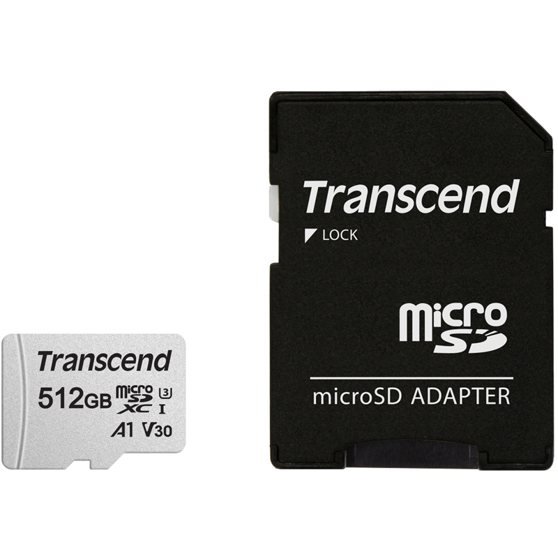 Карта памяти/ 512GB microSD w/ adapter UHS-I U3 A1