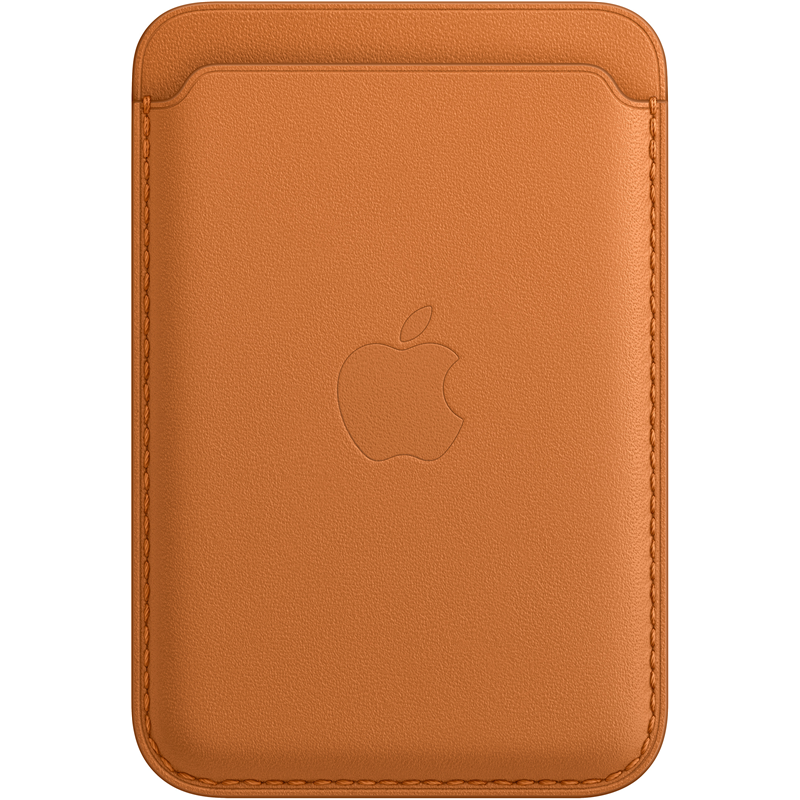 iPhone Leather Wallet with MagSafe - Golden Brown