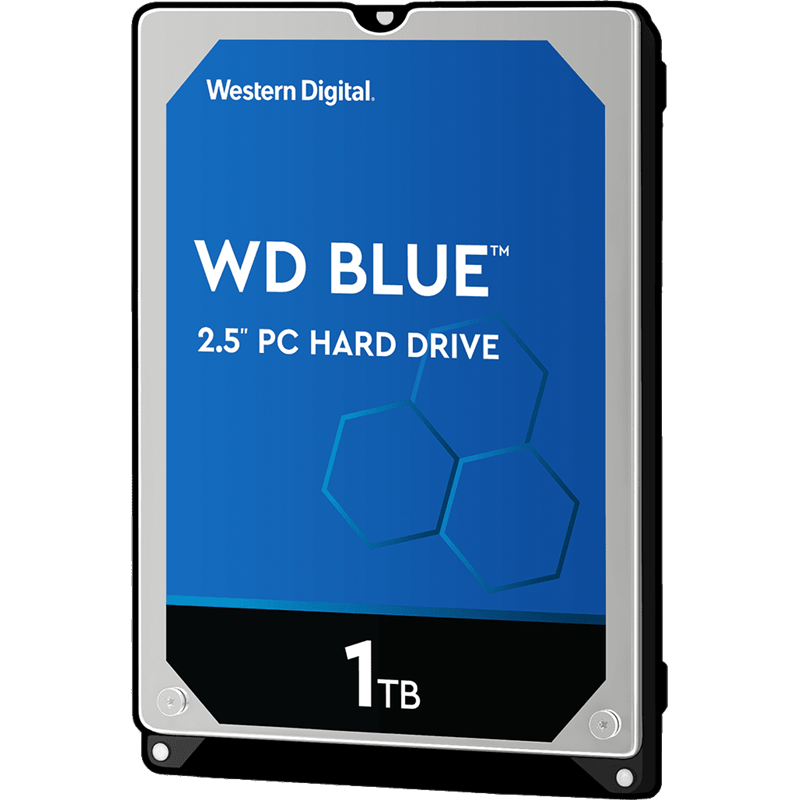 HDD WD SATA3 1TB 2.5" Blue 5400 RPM 128Mb 1 year ocs