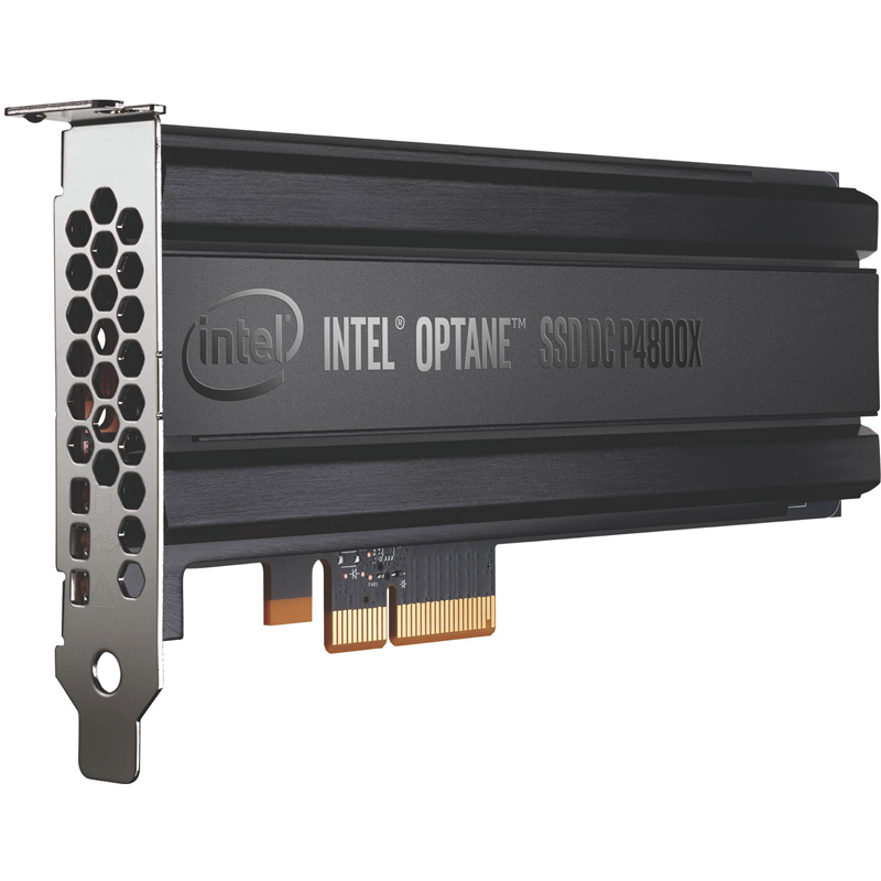 Intel Optane SSD DC P4800X, 1500GB, HHHL (CEM3.0), NVMe, PCIe 3.0 x4, 3D XPoint, R/W 2500/2200MB/s, IOPs 550 000/550 000, TBW 164000, DWPD 60 (5 лет), 956989