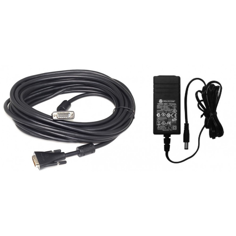 Кабель интерфейсный/ 100ft/30m MAIN/AUX camera cable for EE HD 720, EE II & lll 1080 cameras. Limited support for EagleEye View camera (video & control only, no voice). Includes power supply and replaceable North American power cord (customer supplied for