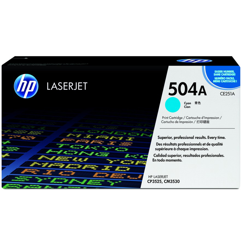 HP Color LaserJet CE251A Cyan Print Cartridge