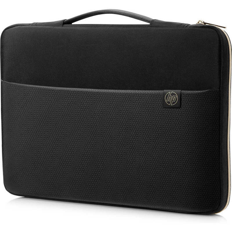 HP 17 Blk/Gold Carry Sleeve