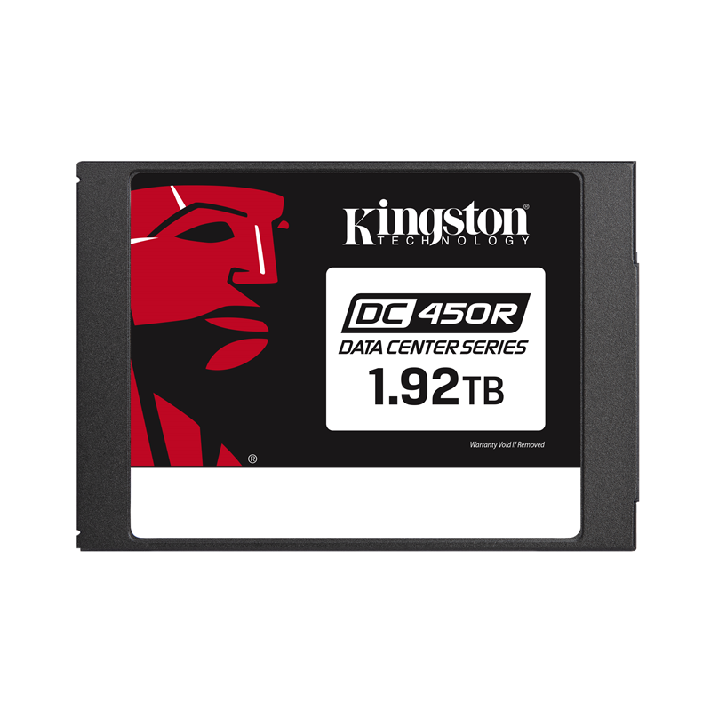 Kingston SSD DC450R, 1920GB, 2.5" 7mm, SATA3, 3D TLC, R/W 560/530MB/s, IOPs 99 000/28 000, TBW 1301, DWPD 0.3 (5 лет)