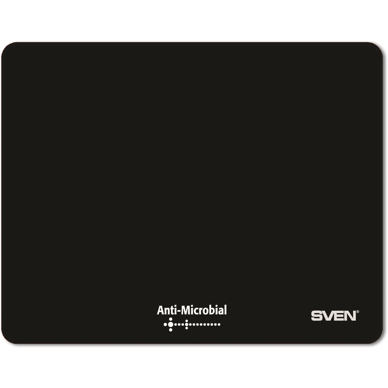 Коврик для мыши SVEN CK, черный, 240х190х0,4 мм, материал: 100% полиэстер+полиуретан