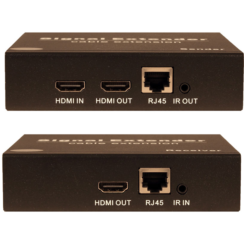 Комплект/ OSNOVO Комплект (передатчик + приемник) для передачи HDMI, ИК управления, RS232 по сети Ethernet. Расстояние передачи "точка-точка" до 200м