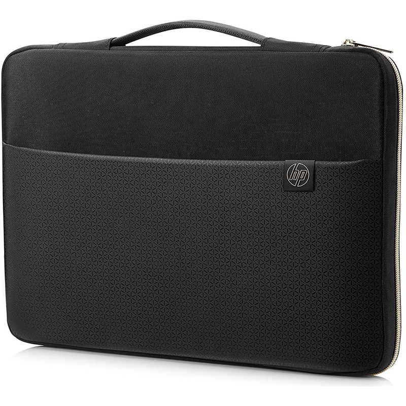 HP 15 Blk/Gold Carry Sleeve