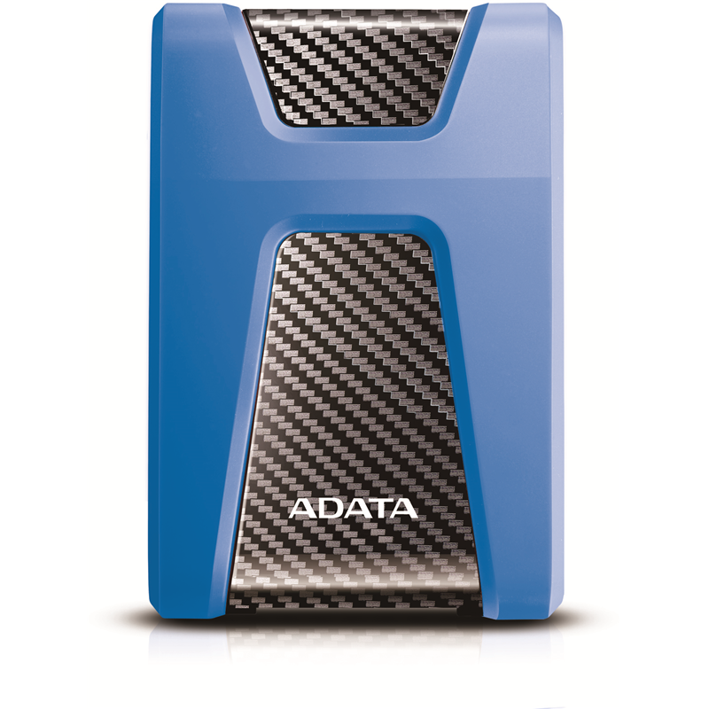 Внешний жесткий диск/ Portable HDD 1TB ADATA HD650 (Blue), Silicone, USB 3.2 Gen1, 121x81x21mm, 201g /3 года/