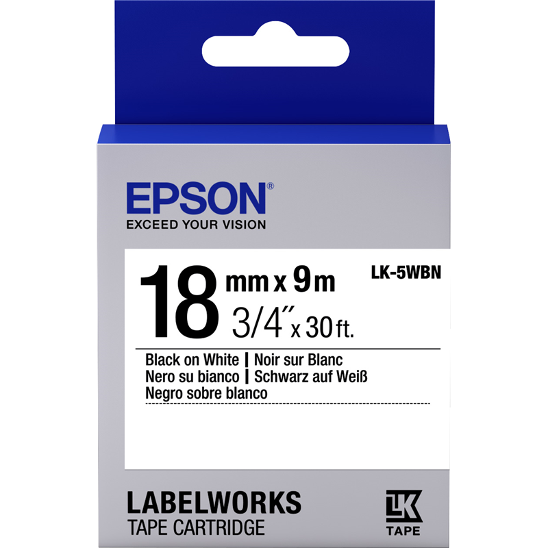 Epson Tape LK-5WBN