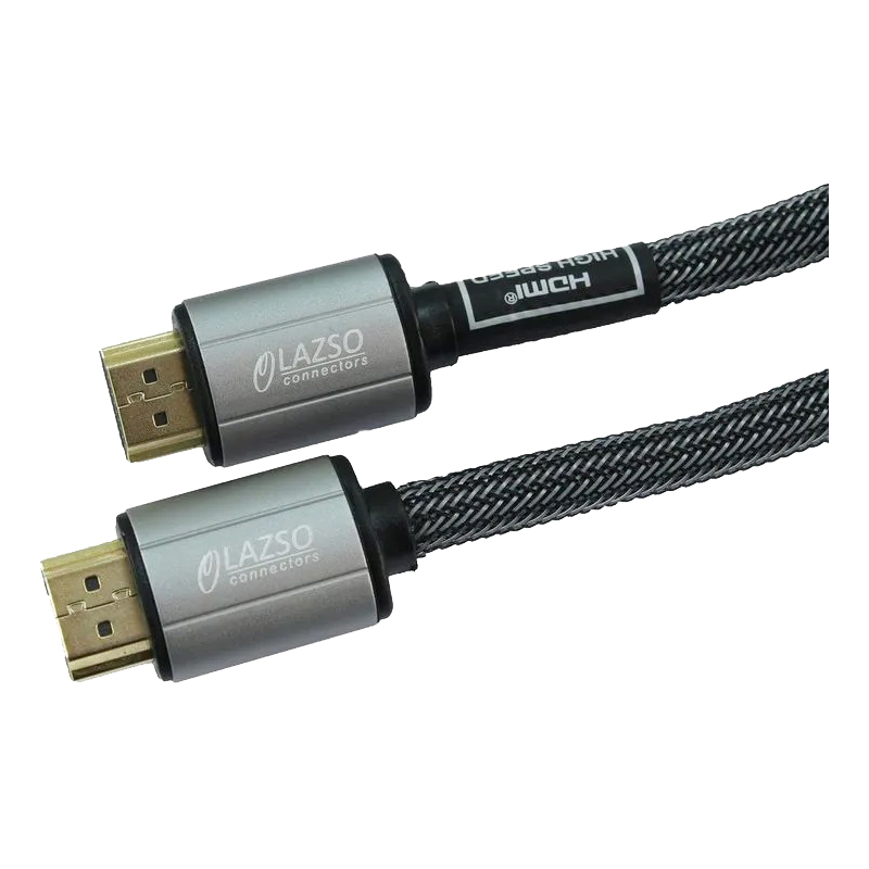 LAZSO Кабель для передачи сигналов HDMI 2.0, максимальное разрешение 4Кх2К, 60Hz (4:4:4)