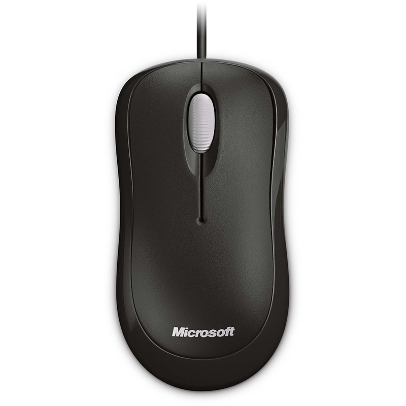 Microsoft Wired Basic Optical Mouse, Black