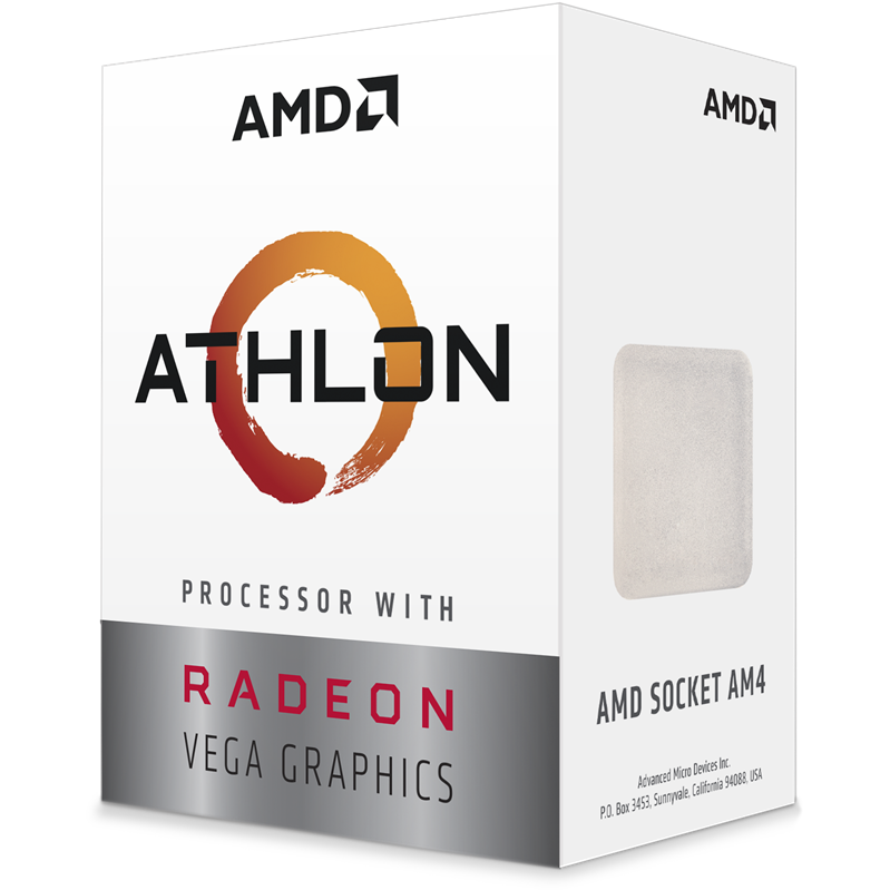 CPU AMD Socket AM4 Athlon 200GE (3.20GHz/5Mb) Radeon Vega 3 Box