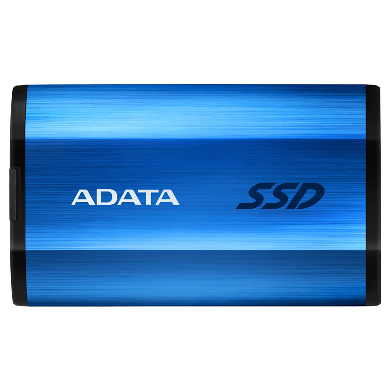 ADATA External SSD SE800, 512GB, Type-C, USB 3.2 Gen2, R/W 1000/1000 MB/s, IP68, 73x44x13mm, Blue (3 года)