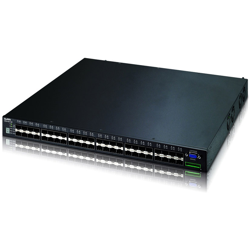Коммутатор/ ZYXEL XGS4700-48F Layer 3+ Gigabit Switch with 48 SFP slots and 2 expansion slots
