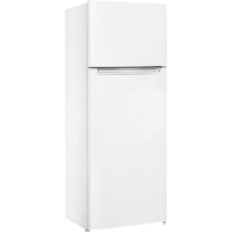 Холодильник MAUNFELD/ Холодильник отдельностоящий, 2-х камерный, объем камер 163/44л ,энергоэффективность А+, Габариты (ШхГхВ), мм:  548x553x1436 , DeFrost, механическое управление, стандартный компрессор, R600A, цвет белый