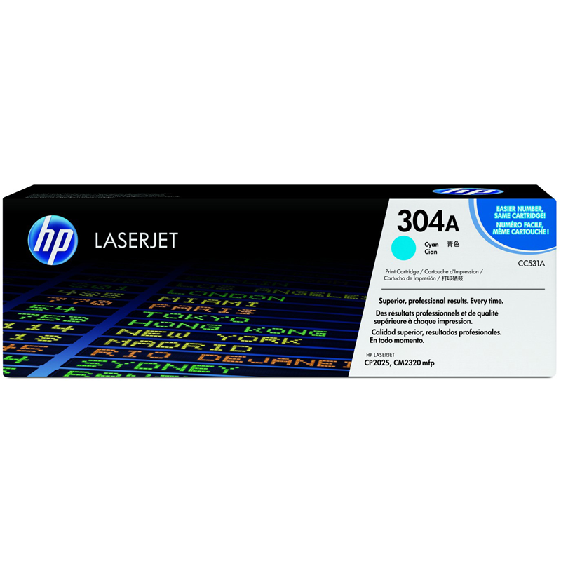 HP Color LaserJet CC531A Cyan Print Cartridge