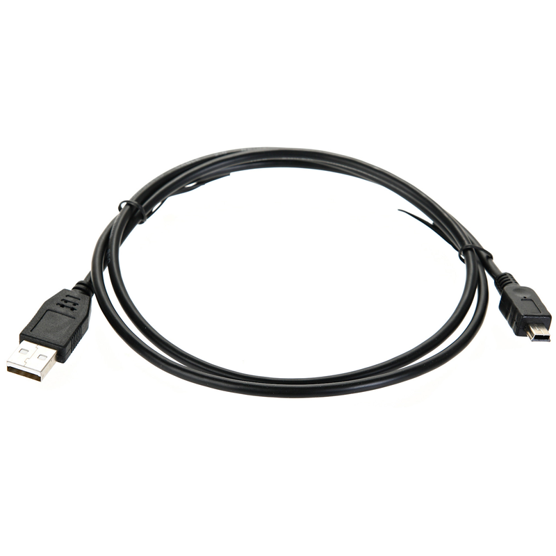 Кабель/ Кабель USB 2.0 A-->mini-B 5P (1м) черный Telecom <TC6911BK-1.0M>