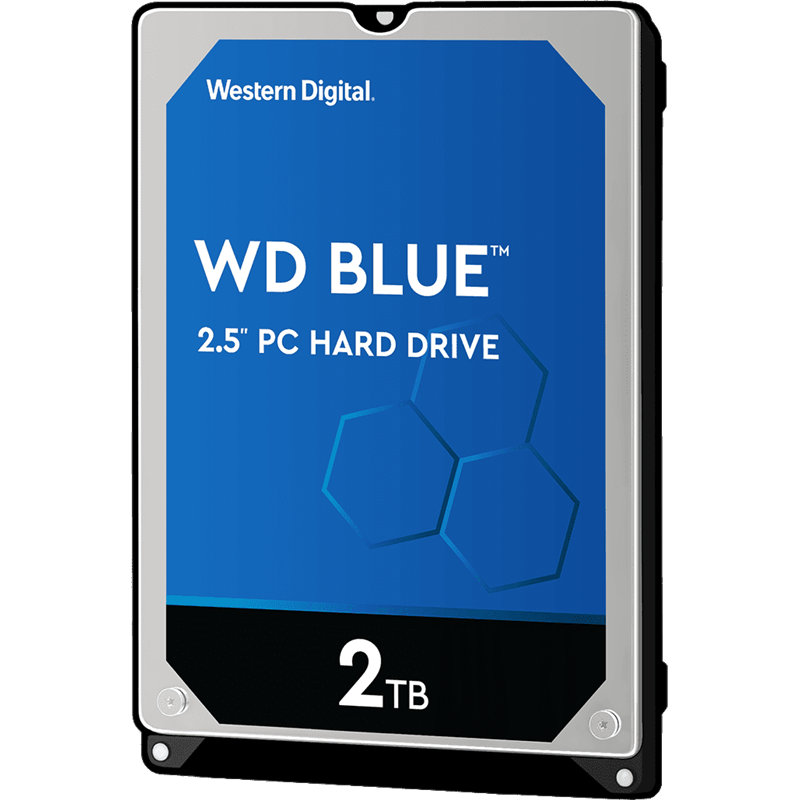 Жесткий диск/ HDD WD SATAIII 2Tb 2.5" Blue 5400 128Mb 1 year ocs