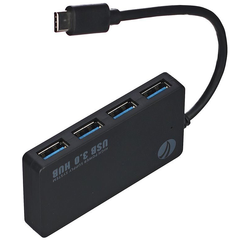 Кабель-адаптер  USB3.1 Type-CM --> 4*USB3.0 (F) VCOM <DH302C>