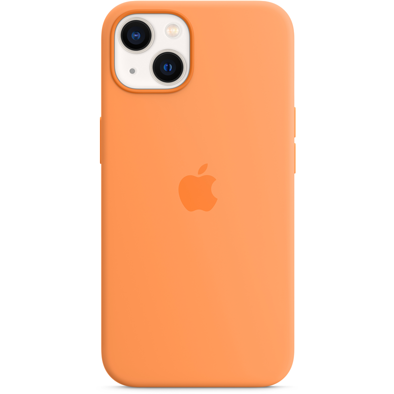 Чехол MagSafe для iPhone 13/ iPhone 13 Silicone Case with MagSafe – Marigold