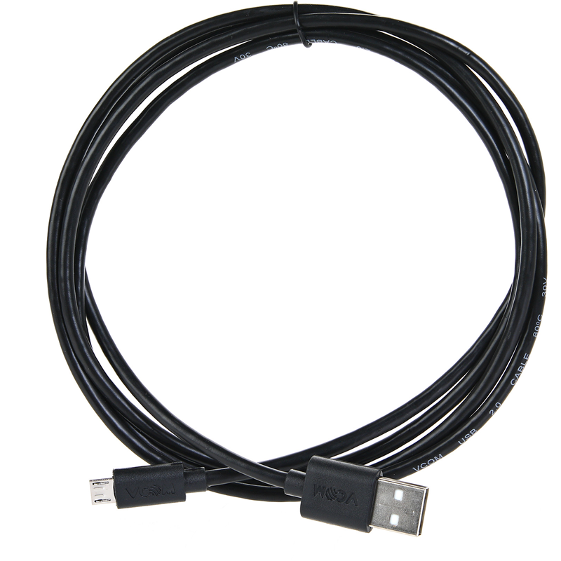 Кабель/ Кабель USB2.0 Am --> micro-B 5P, 1.5м , черный VCOM <VUS6945-1.5M>