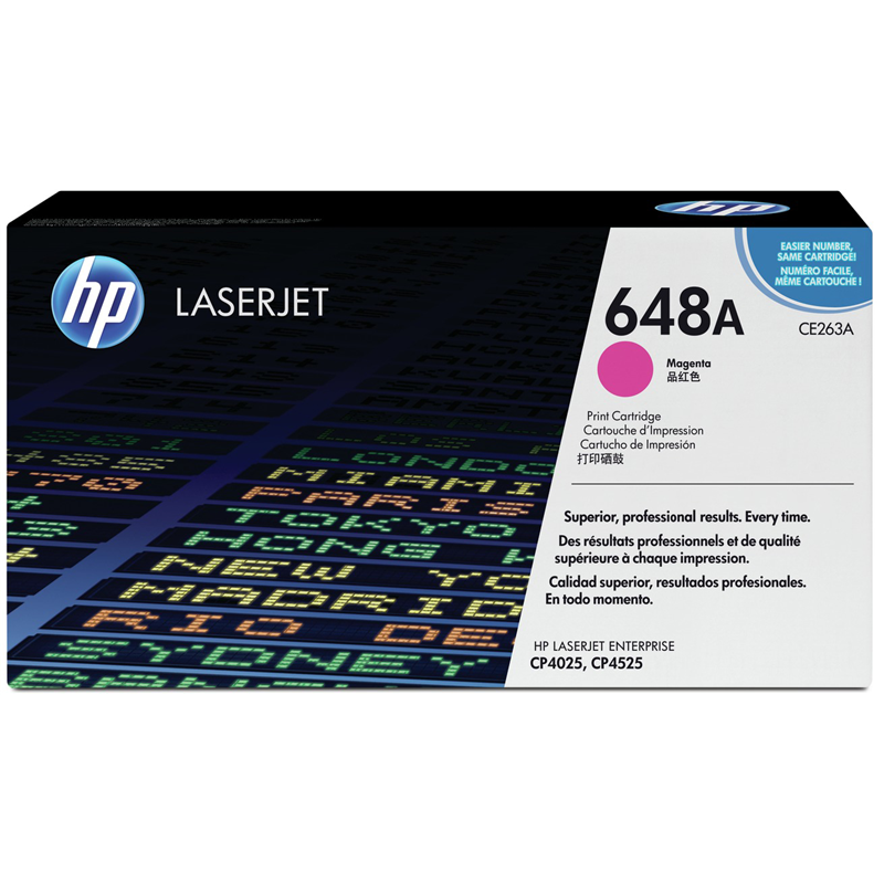 HP Color LaserJet CE263A Magenta Print Cartridge