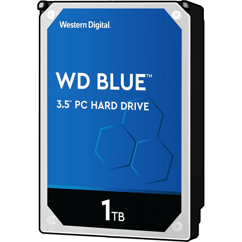 Жесткий диск/ HDD WD SATA3 1TB Caviar Blue 7200 RPM 64Mb 1 year ocs