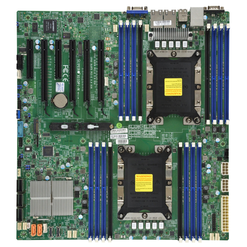 MB Supermicro X11DPi-NT-O, 2x LGA 3647, C622, 16xDDR4 Up to 4TB 3DS ECC RDIMM/3DS ECC LRDIMM, 4 PCI-E 3.0 x16,, 2 PCI-E 3.0 x8, M.2 Interface: 2 PCI-E 3.0 x4, M.2 Form Factor: 2242/2260/2280/22110, M.2 Key: M-Key, 2 PCI-E 3.0 NVMe x4 Internal Port(s), 1 V