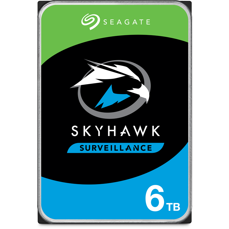 Жесткий диск/ HDD Seagate SATA3 6Tb Video 24x7 SkyHawk 256Mb 1 year ocs