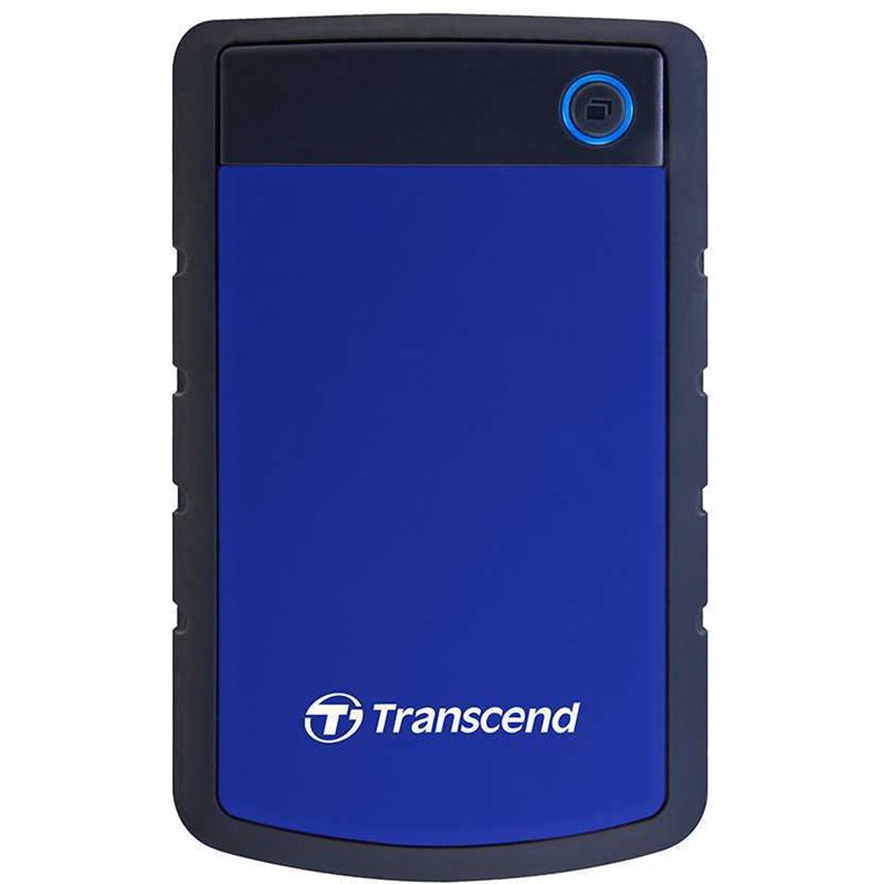 Transcend USB3.0 1TB StoreJet 2.5" H Series Blue (Fully rubber cover, One touch backup)