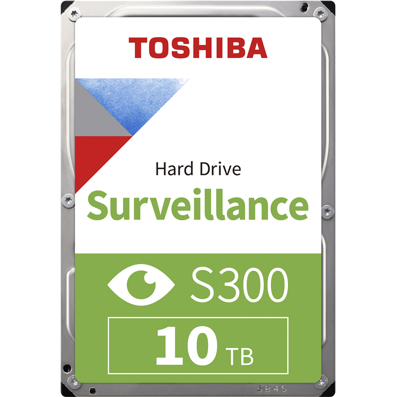 Жесткий диск/ HDD Toshiba SATA3 10Tb Surveillance S300 7200  256Mb 1 year warranty (replacement WD102PURZ,WD101PURZ,WD101PURP)