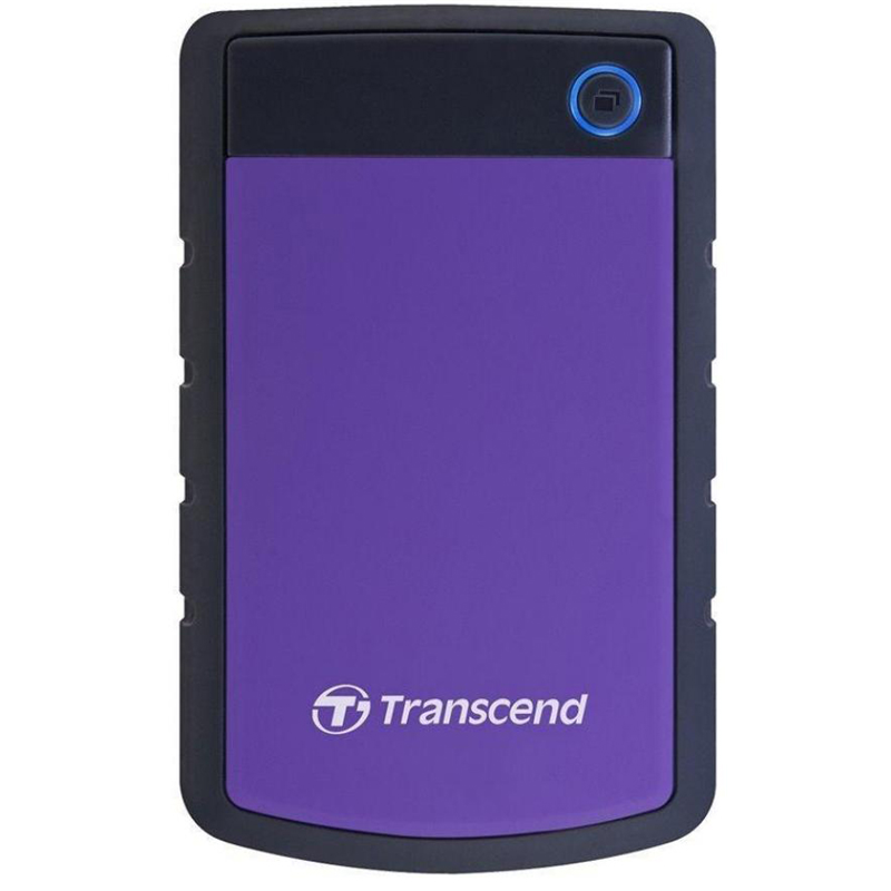 Transcend USB3.0 2TB StoreJet 2.5" H Series Purple (Fully rubber cover, One touch backup)