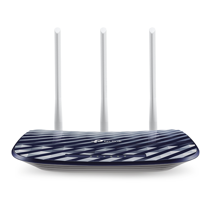 AC750 Wireless Dual Band Router, Mediatek, 1 WAN + 4 LAN ports 10/100 Mbps, 3 fixed antennas