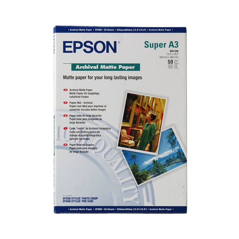 Epson Archival Matter Paper A3+