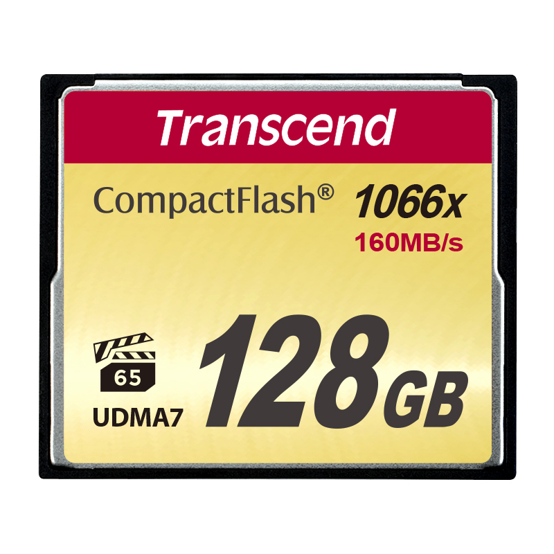 Карта памяти/ Transcend 128GB CompactFlash 1000x