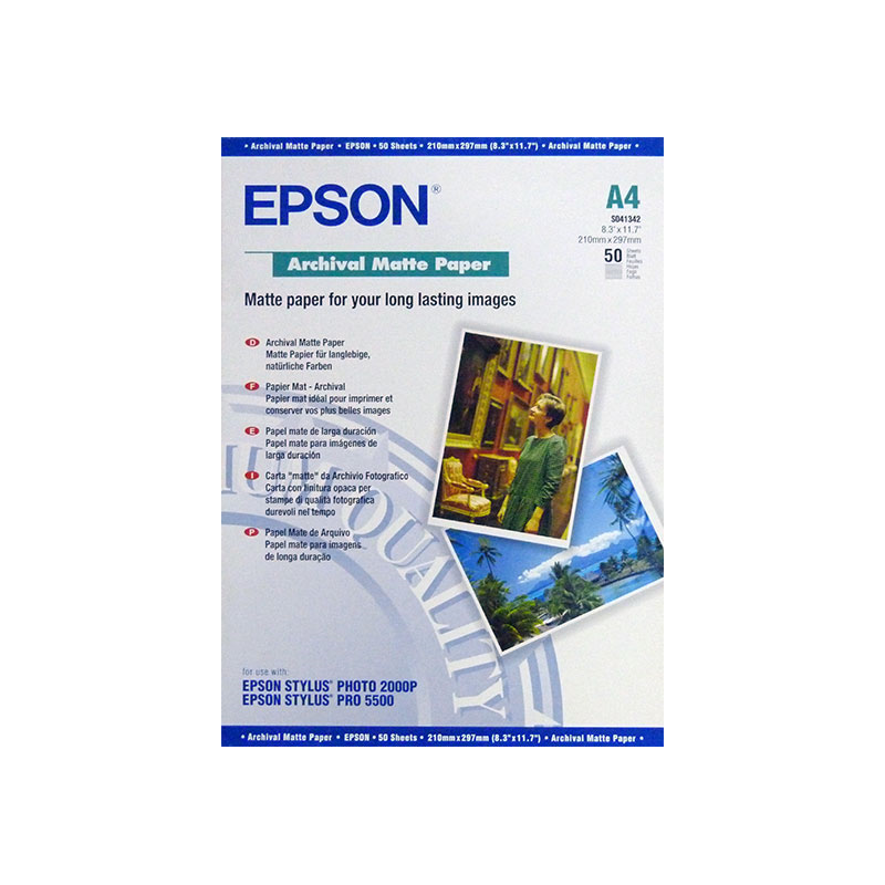 Epson Archival Matter Paper A4(50p)